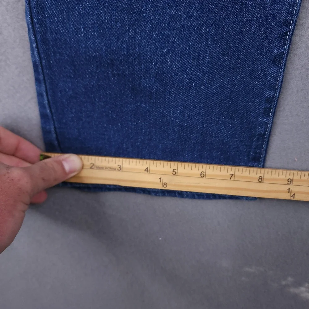 True Religion Ricky Straight Jeans Mens‎ 32x34 Blue Flap Pocket Y2K Streetwear
